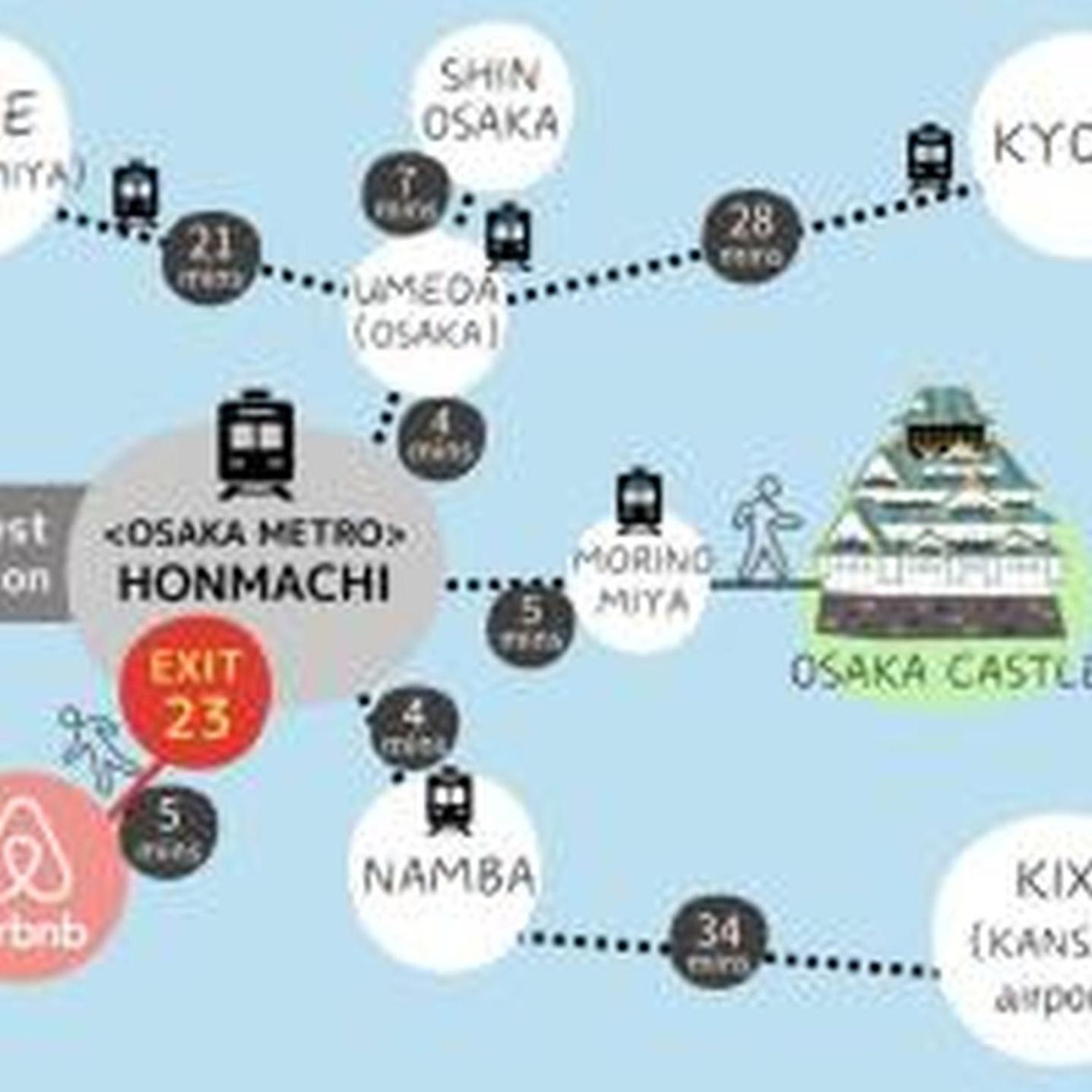 Apartemen コンフィデンスロン502 Osaka